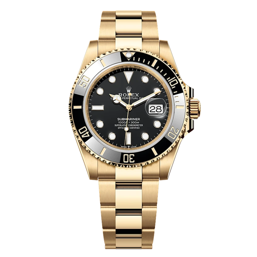Rolex Submariner Date 126618 Yellow Gold Black Dial Replica