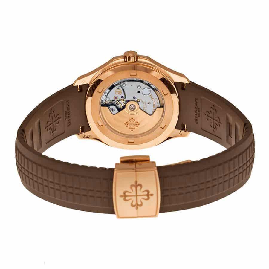 Patek Philippe Gold Brown Strap Replica - Image 4