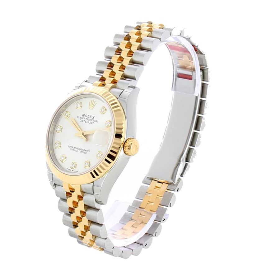 Rolex Datejust 278273 Steel And Yellow Gold Silver With Diamond Dial Replica - Image 2