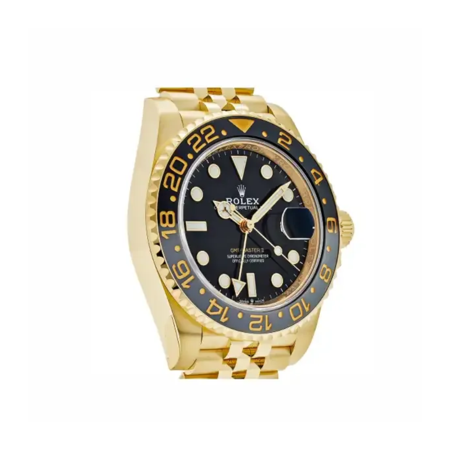 Rolex Gmt Master II Gold Black Dial Replica - Image 2